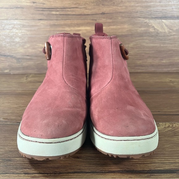 L.L. BEAN Mountainside Leather Boots High Top Sneakers Women’s Size 8 Shoes - Picture 6 of 10